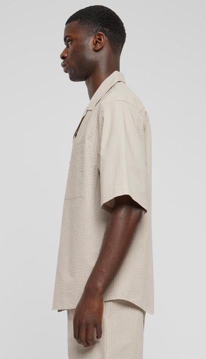 Image du produit Urban Classics Chemise à manches courtes Relaxed Seersucker - 140935 (S)