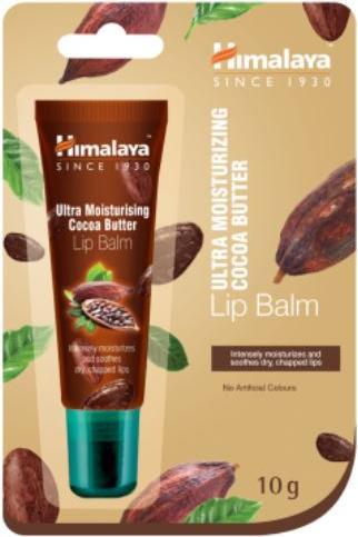 Actual product image Himalaya Ultra Moisturising Lip Balm With Cocoa Butter 10G