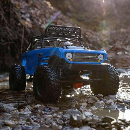 Actual product image Axial SCX10 II Deadbolt Electric Brushed Crawler 4WD 1:10 RTR Blue (RTR Ready-to-Run)