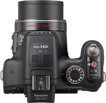 Actual product image Panasonic Lumix FZ150, 12MP, 24xZoom, FullHD, 3D, Black