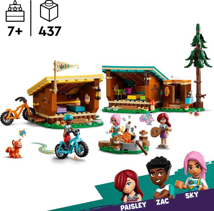 Produktbild LEGO Gemütliche Hütten im Abenteuercamp (42624, LEGO Friends)
