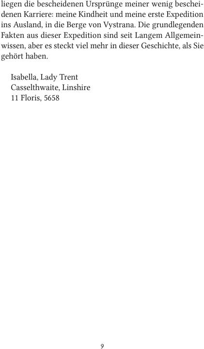 Produktbild Lady Trents Memoiren: Die Naturgeschichte der Drachen (Deutsch, Brennan, Marie, 2018)