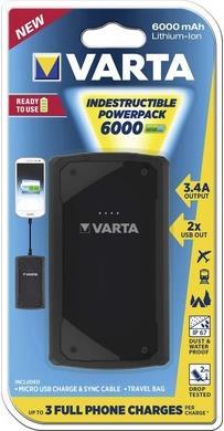 Actual product image Varta Indestructible (6000 mAh, 22.20 Wh)