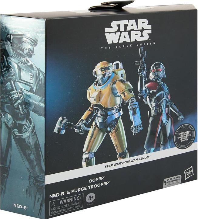 Productafbeelding Hasbro Star Wars: Obi-Wan Kenobi Black Series Actiefiguren 2-Pack NED-B & Purge Trooper Exclusief 15 cm