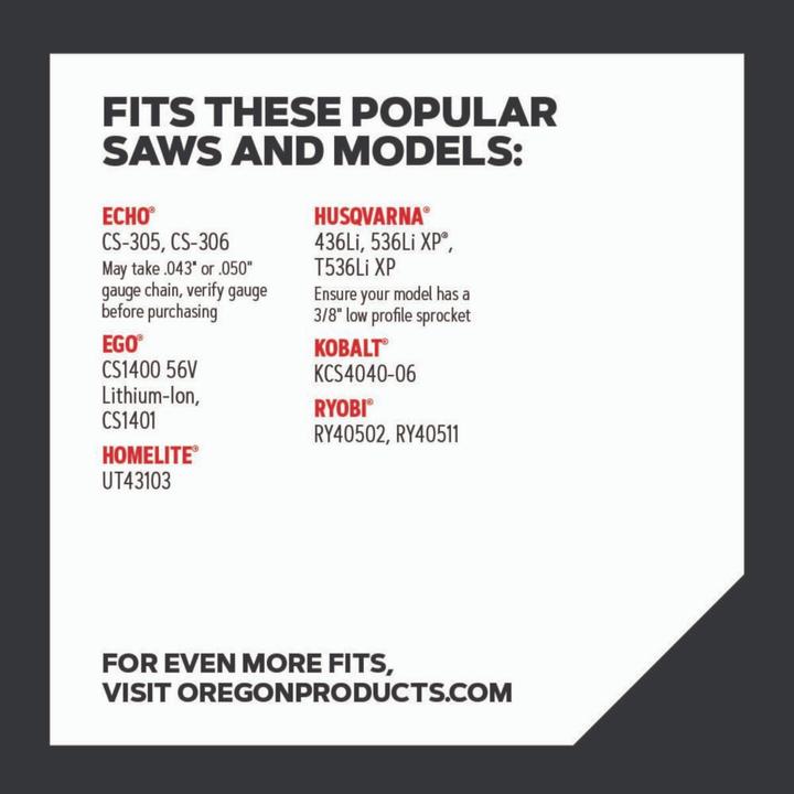 Actual product image Oregon Scientific Replacement chain (Chainsaw, Saw chain)
