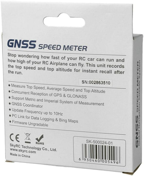 Productafbeelding SkyRC GPS snelheidsmeter (Drones GPS, Universeel)