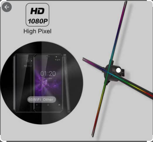 Image du produit OBA 3D-Hologramm-Projektor ‎ZH03-HDmit WiFi und Bluetooth