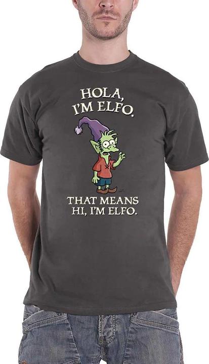 Immagine prodotto Disenchantment Maglietta unisex per adulti Hola I'm Elfo in cotone (XL)