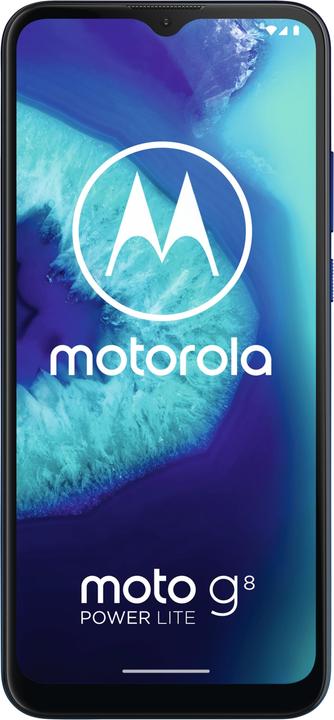 Produktbild Motorola Moto G8 Power Lite (64 GB, Royal Blue, 6.50", Dual SIM, 16 Mpx, 4G)
