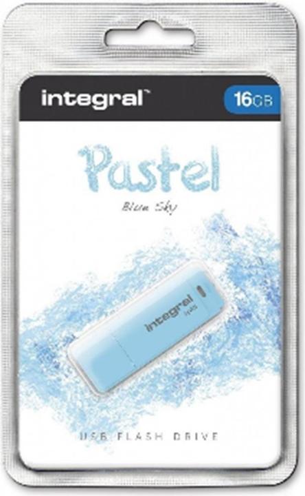 Actual product image Integral Memory Pastel Blue Sky (16 GB, USB-A)