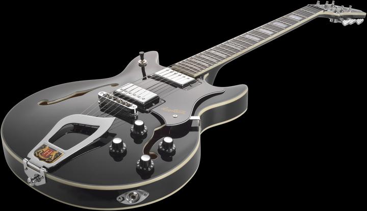 Actual product image Hagstrom Electric Guitar, Alvar, Black (Electric guitar)