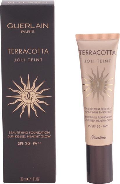Actual product image Guerlain Terracotta Joli Complexion Ebony shining face base 30ml (Ebony)