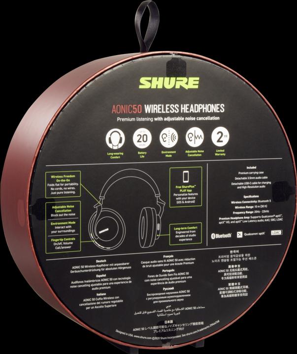 Actual product image Shure Aonic 50 (ANC, 20 h, Wireless)