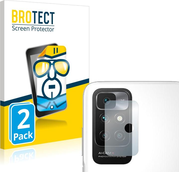 Immagine prodotto BROTECT Pellicola Trasparente (2 Pezzo/i, Xiaomi Redmi 10)