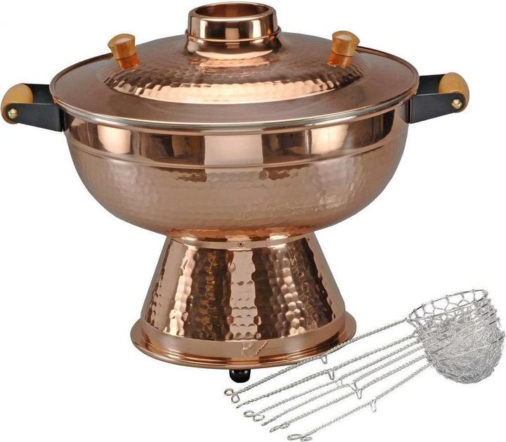 TTM Pot de luxe mongol (Fondue bourguignonne, Fondue chinoise)