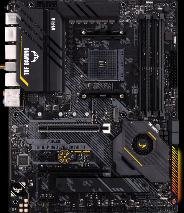 Actual product image ASUS TUF GAMING X570-PRO WI-FI (AM4, AMD X570, ATX)