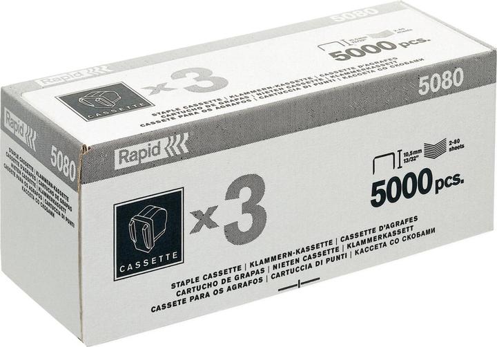 Rapid 5080e Cartuccia di graffette (15000 x)
