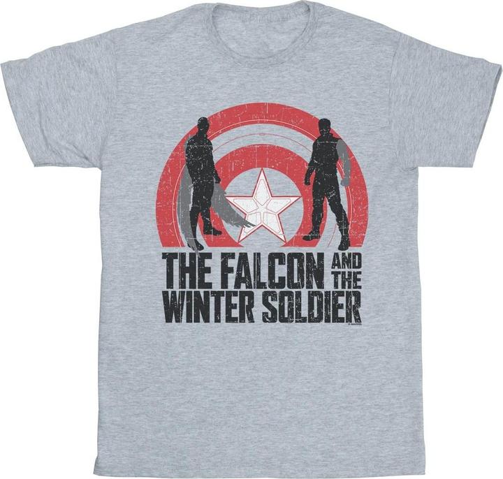 The Falcon And The Winter Soldier Shield Silhouettes TShirt (L)