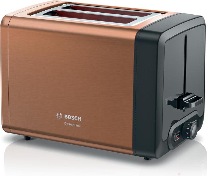 Produktbild Bosch Hausgeräte TAT4P429 toaster 2 slice(s) Black, Brown