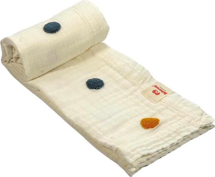 Produktbild Beberotti Musselindecke (95 x 80 cm)