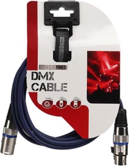 Actual product image HQ Power PAC102 DMX cable, 3-pole (2.5m) (2.50 m, XLR)