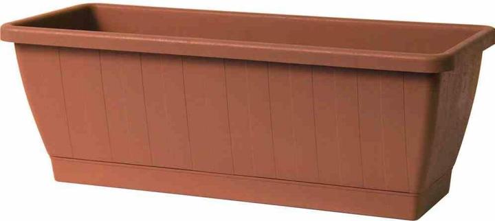Produktbild Euro3plast Pflanzkasten Greener KEZAR, eckig, 50x20x18cm, aus recycelter Kunststoff in terra (19.50 cm)