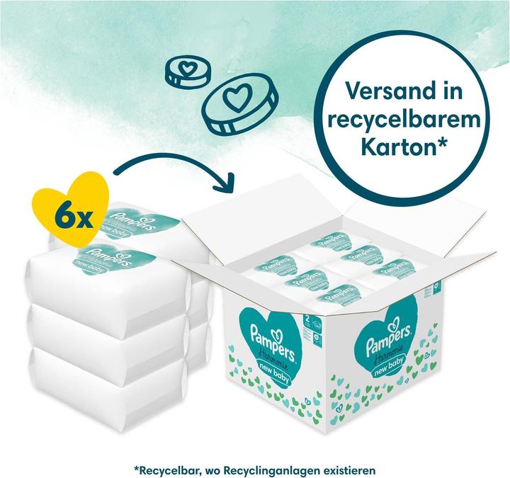 Actual product image Pampers Harmonie (Size 2, Monthly box, 204 Piece)