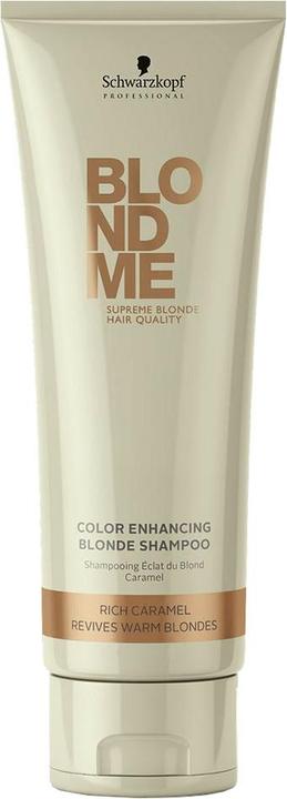 Image du produit Schwarzkopf Professional Blondme Color Enhancing Rich Caramel (Caramel riche) (250 ml, Shampoing liquide)