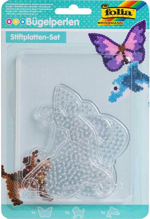 Produktbild Folia Bügelperlen Platten Stiftplatten-Set