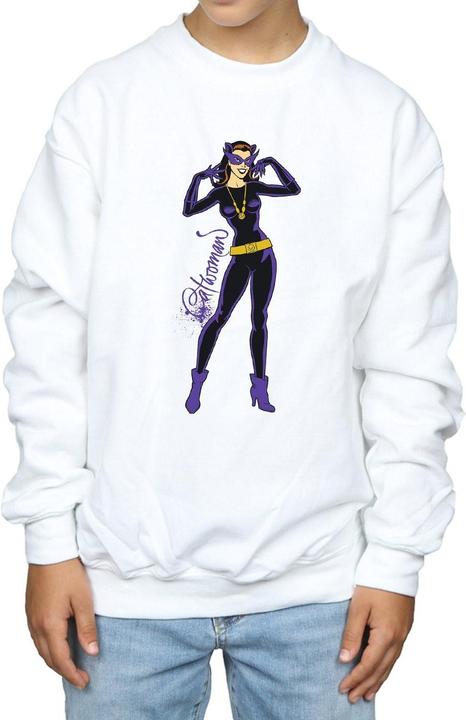 Catwoman Happy Pose Sweatshirt Jungen