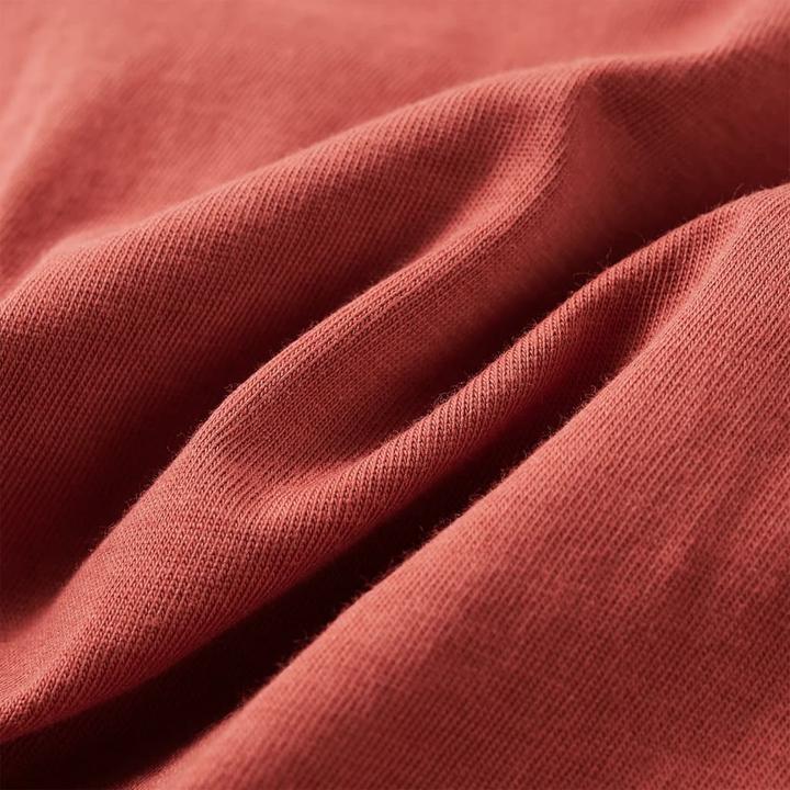Immagine prodotto VidaXL Camicia a maniche lunghe da bambino Henna 116,Materiale: 100 (116)