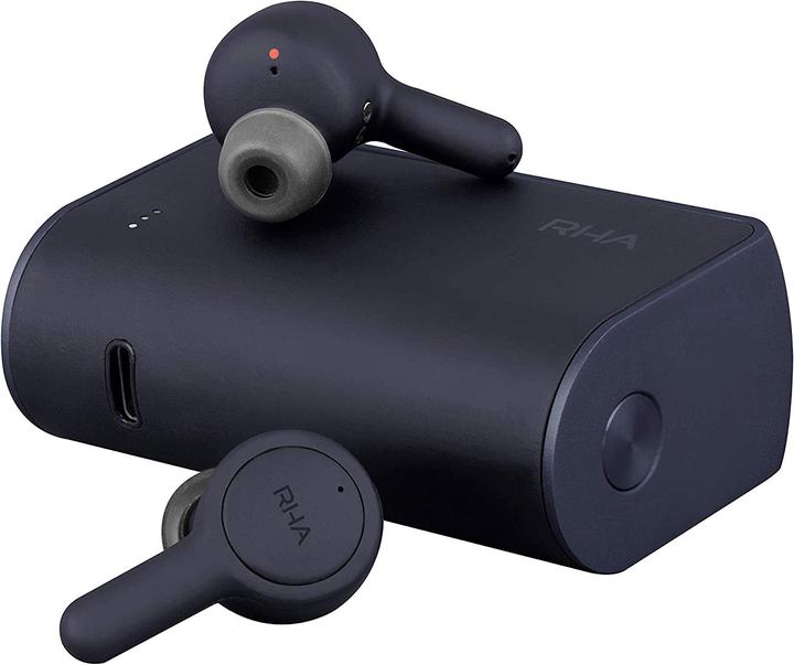 Produktbild RHA TrueConnect 2 True Wireless In-Ear-Kopfhörer mit Charging Case Navy (ANC, 35 h, Kabellos)
