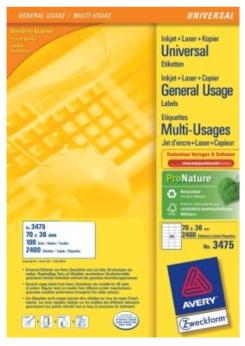 Produktbild Avery Universal-Etiketten