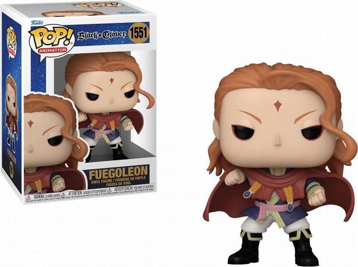 Actual product image Funko Black Clover POP! animation vinyl figure Fuegoleon 9 cm