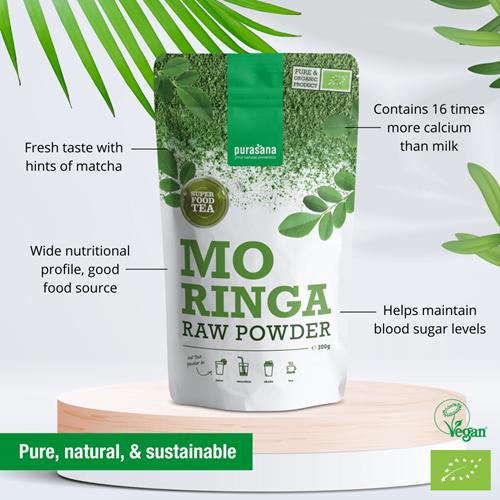 Produktbild Purasana Moringa Pulver (1 Stück, Pulver, 200 g)