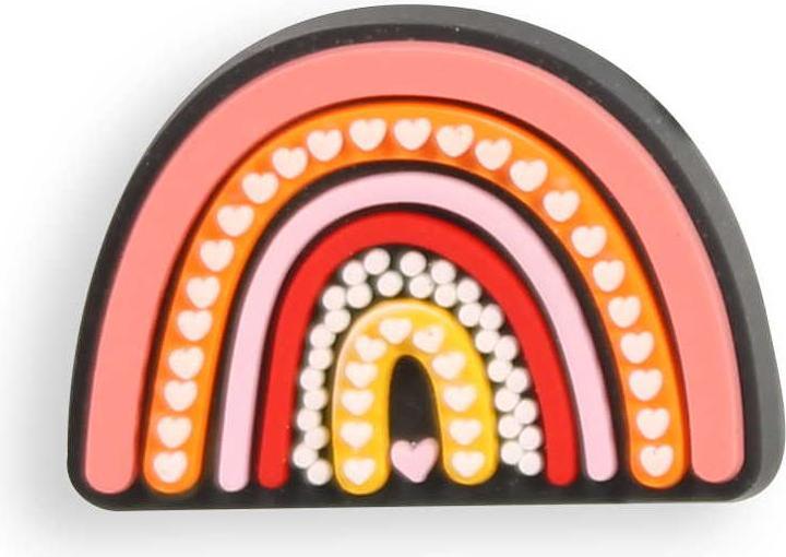 Produktbild PhoneLook Trendige Aufsteck-Sticker 3D für Silikonhülle mit Löcher Rainbow of Hearts