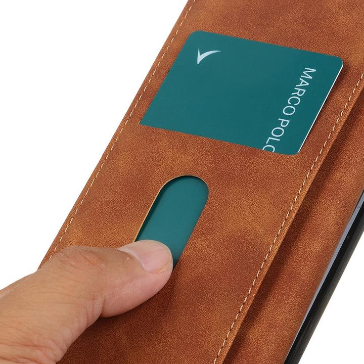 Produktbild Cover-Discount Xiaomi Redmi Note 11 / 11S - Leder Etui Hülle braun (Xiaomi Redmi Note 11)