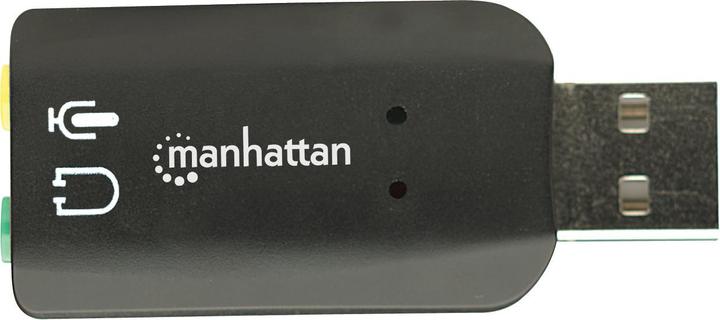 Actual product image Manhattan Hi-Speed USB 3D Sound Adapter (USB 2.0)