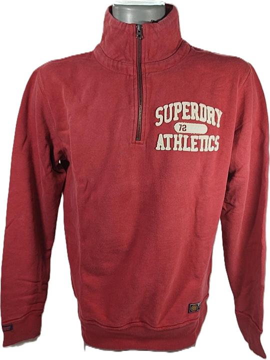 Superdry Vintage Athletic Sweatshirt mit halblangem Reissverschluss
