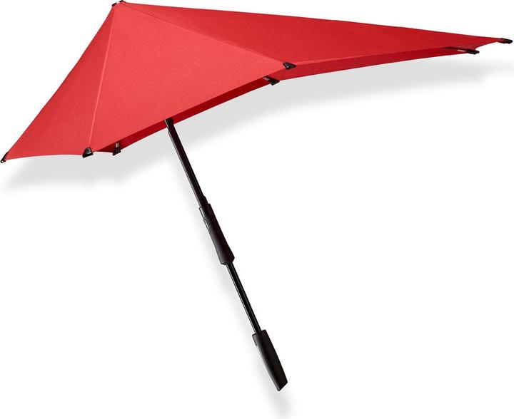 Senz Stick Storm Regenschirm, gross, Passion Rot