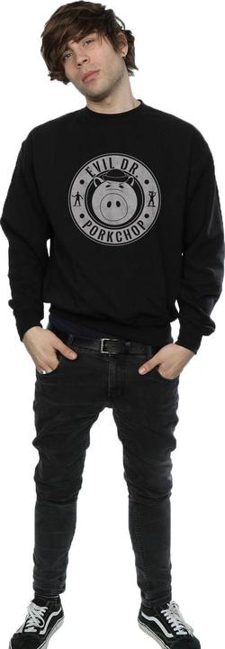 Actual product image Disney Mens Toy Story Evil Dr Pork Chop Sweatshirt (XL)