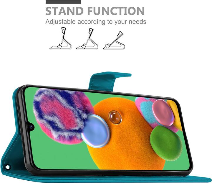 Image du produit Cadorabo Couverture du livre de fleurs (Samsung Galaxy A90 5G)