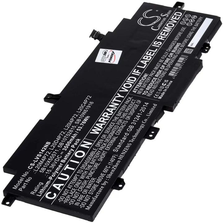 Produktbild AccuCell Akku Lenovo ThinkPad T14s Gen 2, ThinkPad X13 Gen 2, Typ L20C4P72 (3500 mAh)