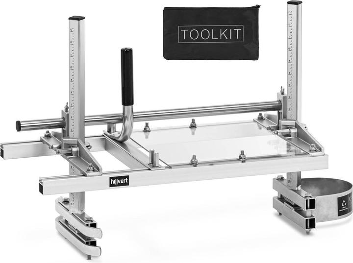 Hillvert Mobiles Sägewerk für Kettensägen bis 60 cm / 24" Schnittbreite bis 50 cm (20")