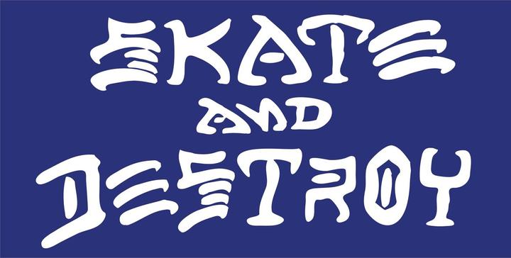Produktbild Thrasher Skate and Destroy Medium Sticker (6.3"x3.2")