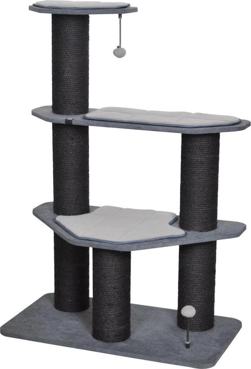 Image du produit EBI Cat Tree Meru Noir Sisal (129 cm, Gris foncé)