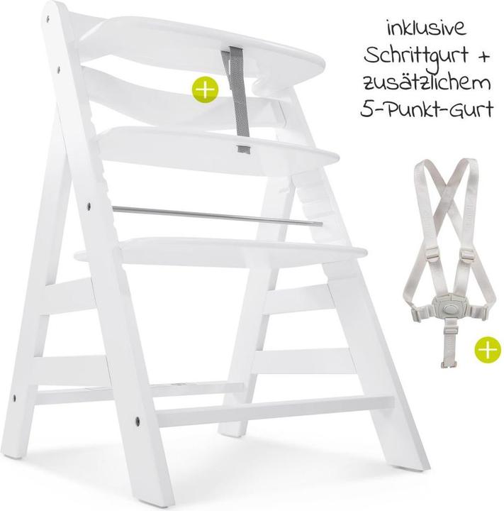 Produktbild Hauck Hochstühle Hochstuhl Alpha Plus White - im Sparset inkl. (Hochstuhl)