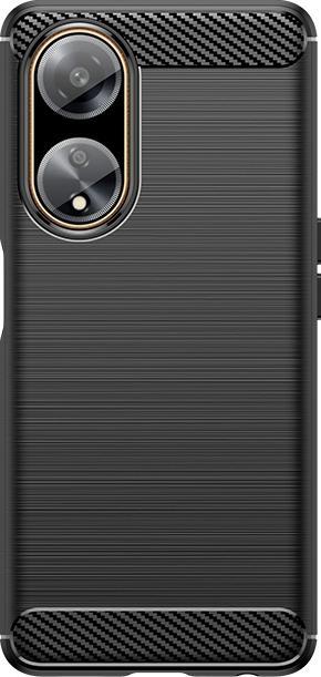 Produktbild Hurtel Flexible Hülle mit Carbonmuster für Oppo A98 5G Carbon Case - Schwarz (Oppo A98)