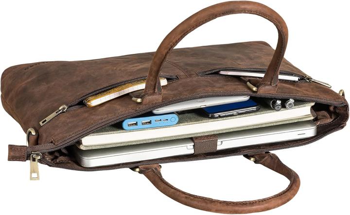 Produktbild Stilord Bailey Laptoptasche mit Trolley-Aufsteckfunktion (16")