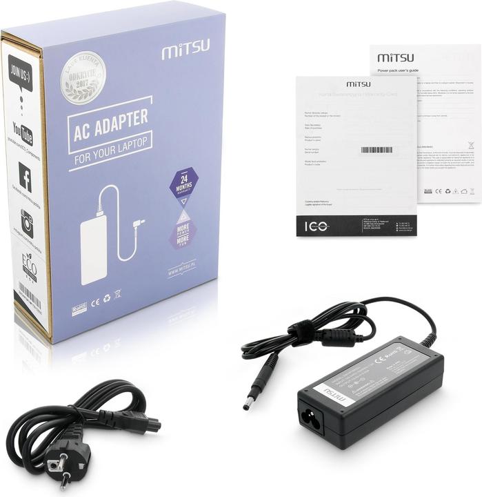Actual product image Mitsu * Pow. Sup. HP 19.5 V 3.33A ZM / HP195333 (90 W)